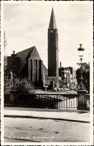 Ak Rotterdam Südholland Niederlande, Kerk Hillevliet