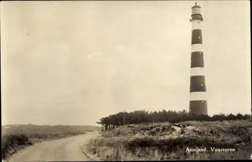 Ak Ameland Friesland Niederlande, Vuurtoren
