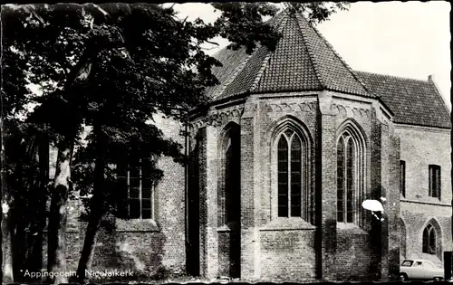 Ak Appingedam Groningen Niederlande, Nicolaikerk