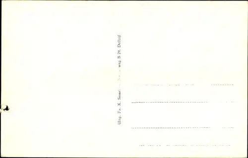 Ak Delfzijl Groningen, Raadhuis met Voliere