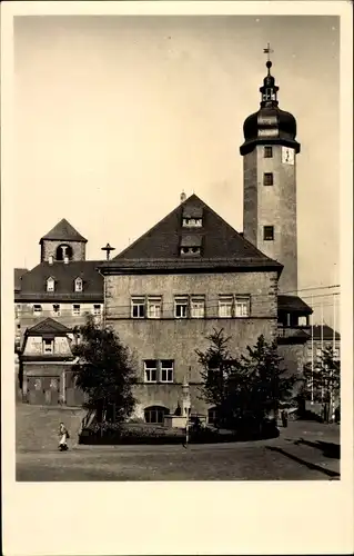 Ak Weida in Thüringen, Rathaus