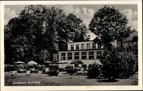 Ak Waldenburg in Sachsen, Gasthaus Grünfeld