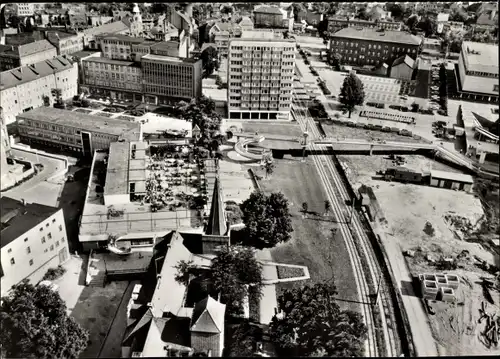 Ak Cottbus, Fliegeraufnahme der Stadt