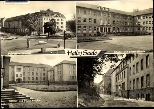 Ak Halle an der Saale, Franckesche Stiftung, Arbeiter- und Bauern- Fakultät