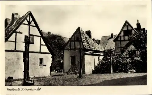 Ak Hansestadt Greifswald, St. Spiritus Hof