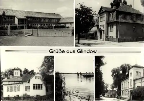 Ak Glindow Werder an der Havel, Ortspartien, Wasserpartie