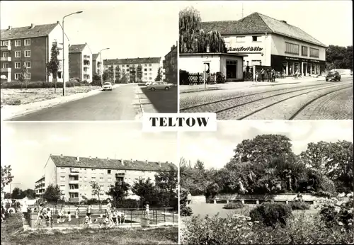 Ak Teltow, Teilansichten, Kaufstätte