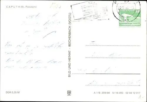 Ak Caputh Schwielowsee, Schwäne, Uferbad