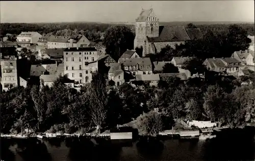 Ak Lychen in der Uckermark, Ortsansicht