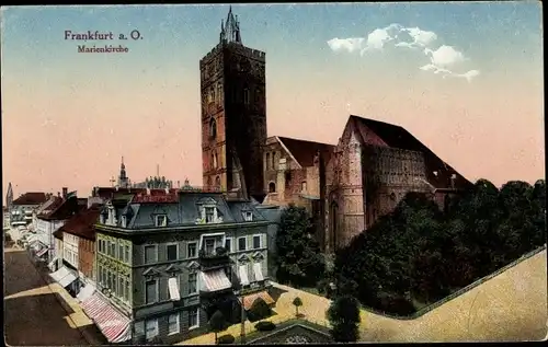 Ak Frankfurt an der Oder, Marienkirche