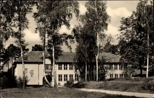 Ak Altenhof Schorfheide am Werbellinsee, Pionier-Republik Wilhelm Pieck, I. Teillager, Schule