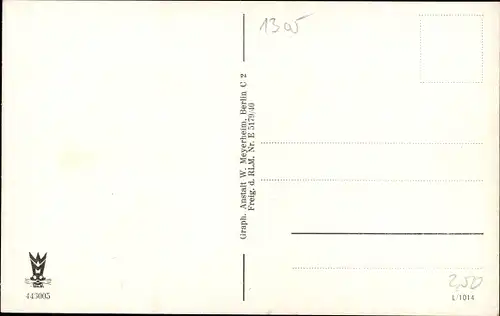 Ak Oderberg in der Mark, Gesamtansicht vom Geisberg