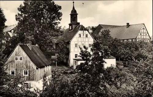 Ak Lübau Rabenau Erzgebirge, Gemeindeamt