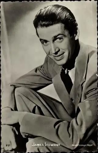 Ak Schauspieler James Stewart, Portrait