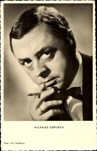 Ak Schauspieler Wilfried Seyferth, Portrait