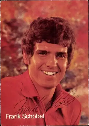 Ak Sänger Frank Schöbel, Portrait, Autogramm