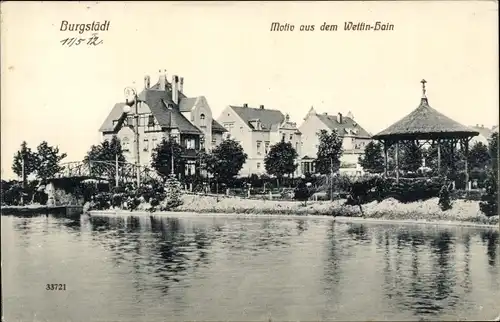 Ak Burgstädt in Sachsen, Wettinhain