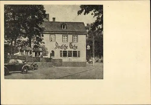 Ak Dölau Greiz in Thüringen, Altdeutsche Gaststätte Deutsche Eiche