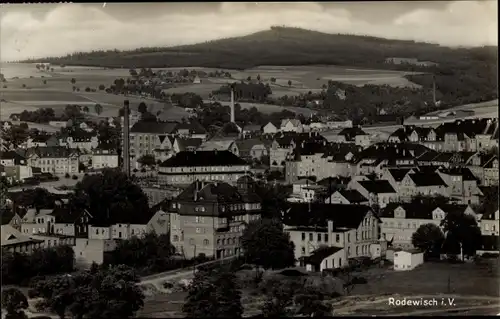 Ak Rodewisch im Vogtland Sachsen, Totalansicht der Ortschaft