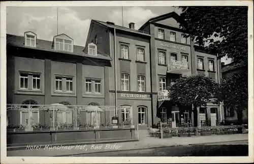 Ak Bad Elster im Vogtland, Hotel Münchner Hof, Ritterstraße 9