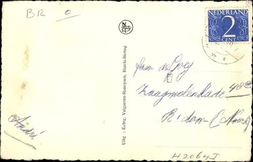 Ak Baarle Nassau Nordbrabant, Singel en Alphenscheweg