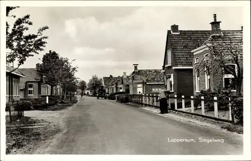 Ak Loppersum Groningen, Singelweg