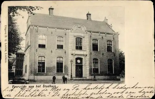 Ak Lochem Gelderland, Voorzijde van het Stadhuis