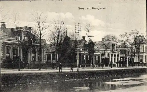 Ak Hoogezand Sappemeer Groningen, Straßenpartie