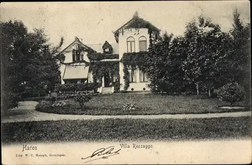 Ak Haren Groningen Niederlande, Villa Rezzaggo