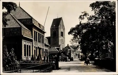 Ak Loppersum Groningen Niederlande, Gemeentehuis