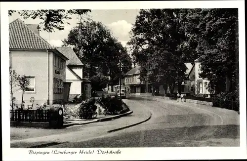 Ak Bispingen in der Lüneburger Heide, Dorfstraße
