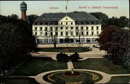 Ak Ostseebad Travemünde Lübeck, Kurhaus