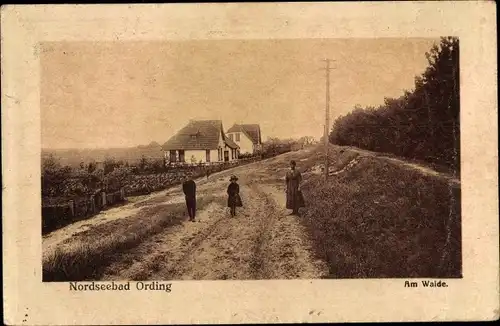 Ak Nordseebad Sankt Peter Ording, Am Waide