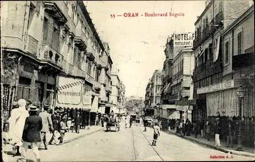 Ak Oran Algerien, Boulevard Seguin