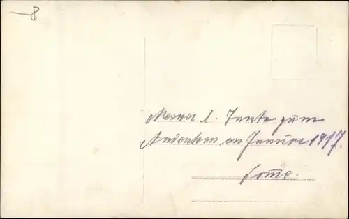 Foto Ak Deutscher Soldat in Uniform mit Wintermantel, Portrait, I WK