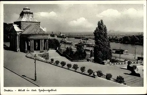 Ak Szczecin Stettin Pommern, Hafengebiet