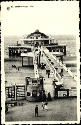 Ak Blankenberghe Blankenberge Westflandern, Pier