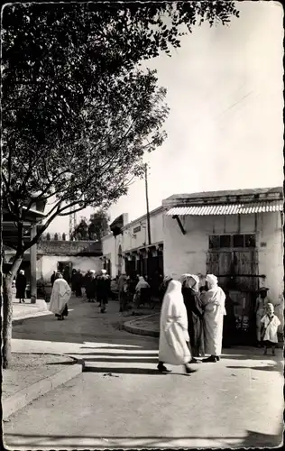 Ak Oudjda Oujda Marokko, Dans la Medina, une rue