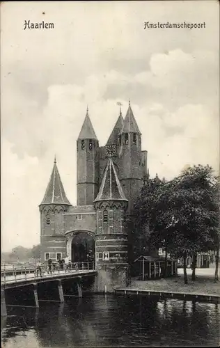 Ak Haarlem Nordholland Niederlande, Amsterdamschepoort