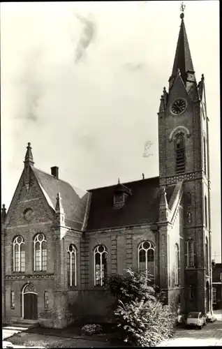 Ak Berkhout Nordholland Niederlande, Ned. Hervormde Kerk