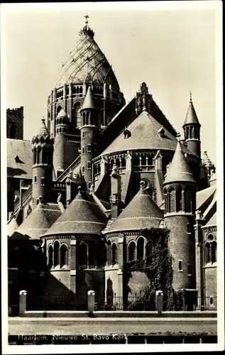 Ak Haarlem Nordholland Niederlande,Nieuwe St. Bavo Kerk