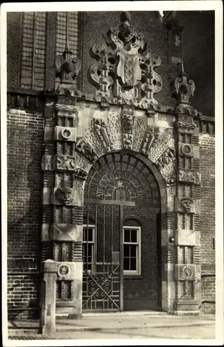 Ak Amsterdam Nordholland Niederlande, Poort Agnieten Klooster O.Z., Voorburgwal