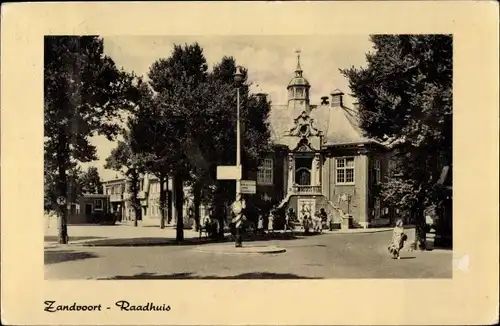 Ak Zandvoort Nordholland Niederlande, Raadhuis