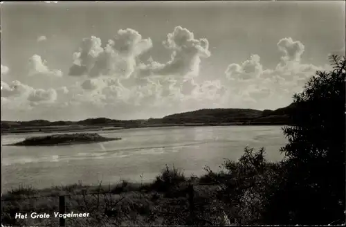 Ak Overveen Bloemendaal Nordholland Niederlande, Het grote Vogelmeer