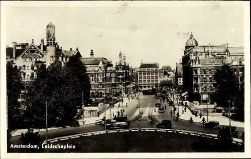 Ak Amsterdam Nordholland Niederlande, Leidscheplein