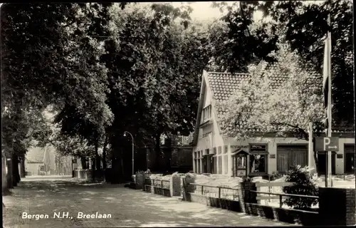 Ak Bergen Nordholland Niederlande, Breelaan