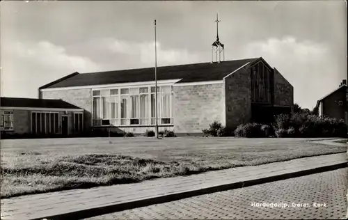 Ak Hardegarijp Friesland Niederlande, Geref. Kerk