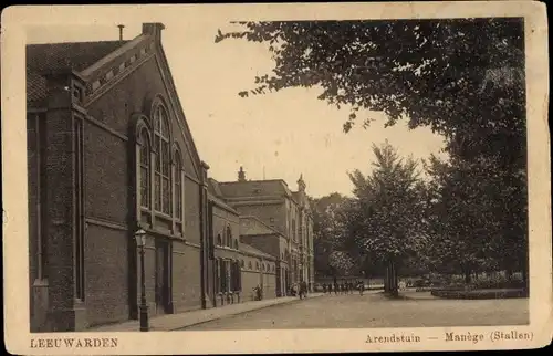 Ak Leeuwarden Friesland Niederlande, Arendstuin, Manege