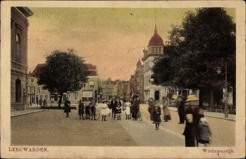 Ak Leeuwarden Friesland Niederlande, De Wirdumerdijk