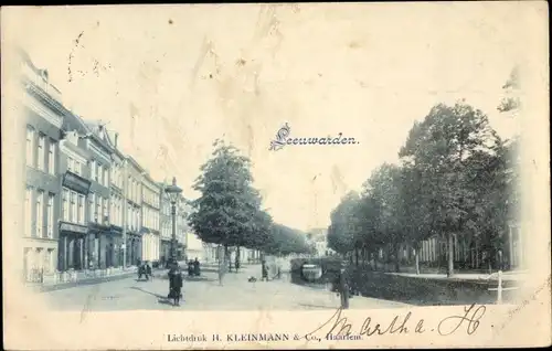 Ak Leeuwarden Friesland Niederlande, Straßenpartie